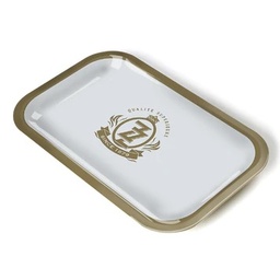 [zz108] Zig Zag Metal Rolling Tray - Small - Original