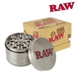 [h829] Grinder Raw Stanless Steel Shredder 2.5"