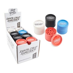 [ooz047b] Grinder Santa Cruz Shredder Hemp 4 Piece Medium Box of 16