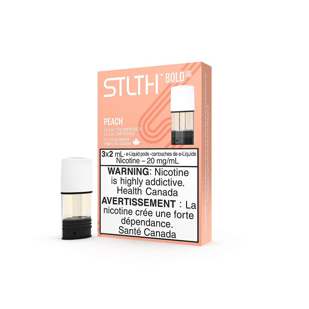 *EXCISED* STLTH Pod 3-Pack - Peach + Bold