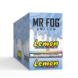 *EXCISED* Mr Fog Switch Disposable Vape Lemon Blueberry Raspberry Ice 5500 Puffs Box Of 10