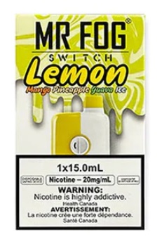 *EXCISED* Mr Fog Switch Disposable Vape Lemon Mango Pineapple Guava Ice 5500 Puffs Box Of 10