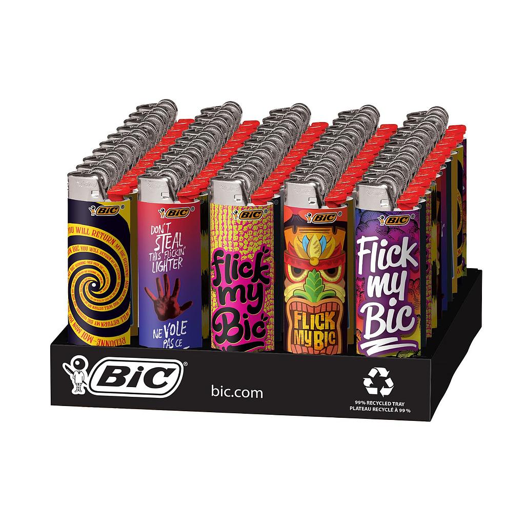 Disposable Lighters Bic Maxi Flick Your Bic Lighter Box Of 50 Maq   Image 1024