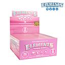 Rolling Papers Elements Pink Classic King Size Wide Box of 50