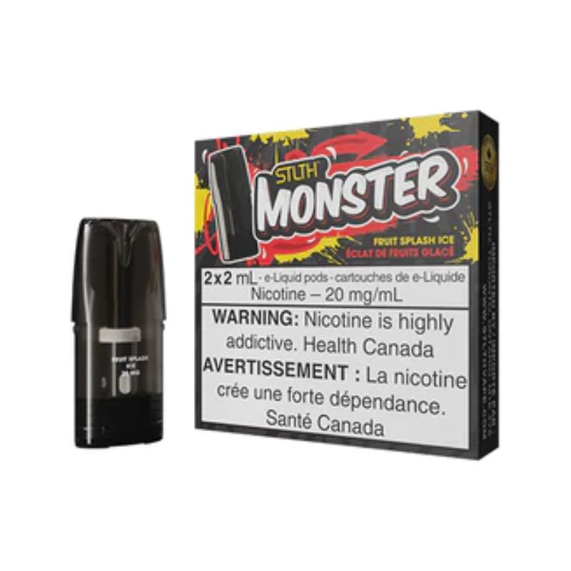 *EXCISED* STLTH Monster Pod Fruit Splash Ice 2ml Pack of 2 Pods Box of 5