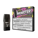 *EXCISED* STLTH Monster Pod Raspberry Lemon Lime Ice 2ml Pack of 2 Pods Box of 5