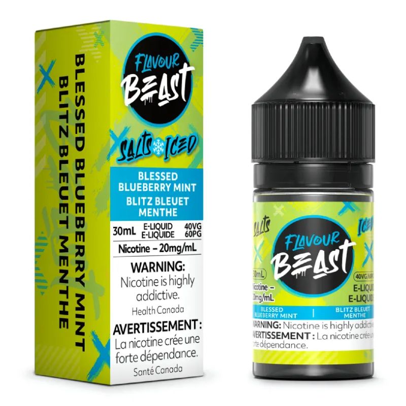 *EXCISED* Flavour Beast Salt Juice 30ml Blessed Blueberry Mint Iced