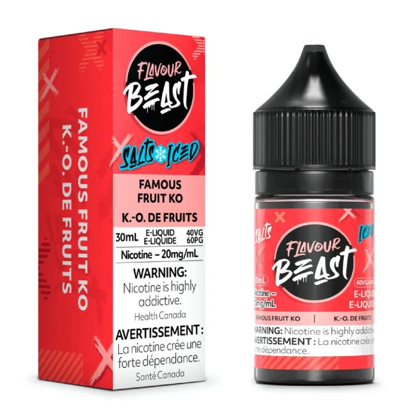 *EXCISED* Flavour Beast Salt Juice 30ml Famous Fruit KO Iced