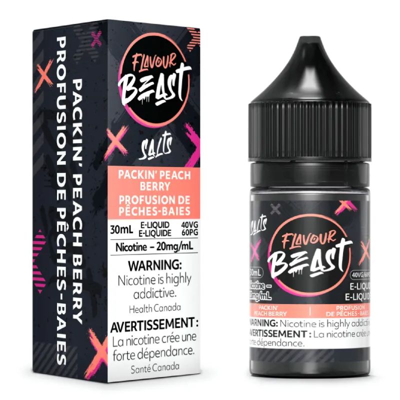 *EXCISED* Flavour Beast Salt Juice 30ml Packin' Peach Berry