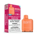 *EXCISED* Disposable Vape Level X Drip'n Pod Raspberry Peach Mango Ice 14ml Box of 6