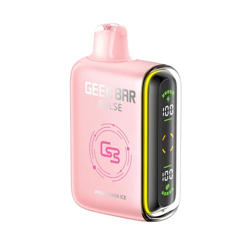 *EXCISED* Disposable Vape Geek Bar Pulse Pink Lemon Ice 16ml Box of 4