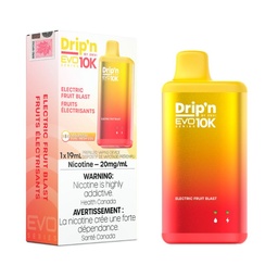 [dpv1203b] *EXCISED* Disposable Vape Drip'n by Envi EVO 10K Electric Fruit Blast 19ml Box of 5