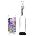 Glass Bong Pulsar Shroom Journey Gravity Water Pipe 11.25"