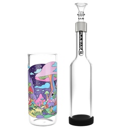 [gfa066] Glass Bong Pulsar Shroom Journey Gravity Water Pipe 11.25"