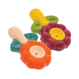 Ceramic Pipe Wacky Bowlz Flower 3.5"