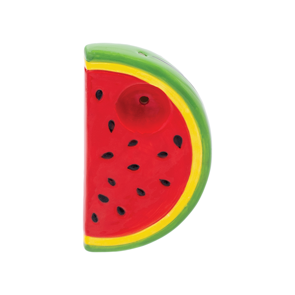 Ceramic Pipe Wacky Bowlz Watermelon 4.5"