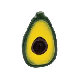 [gfa091] Ceramic Pipe Wacky Bowlz Avocado 3.75"