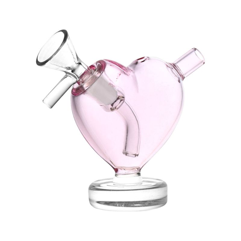 Glass Bubbler Pulsar From The Heart Glass Mini Bubbler 3"