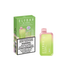 [elf1411b] *EXCISED* Elf Bar BC10000 Strawberry Kiwi Ice Box of 5