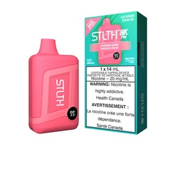 [sth1833b] *EXCISED* STLTH 8K Pro Disposable Vape 8000 Puff Strawnana Orange Box Of 5