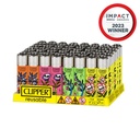 Lighters Clipper Strange Flowers 2 Series Box of 48