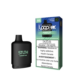 [sth2506b] *EXCISED* STLTH Loop 2 9K Pod Blueberry Kiwi Box of 5