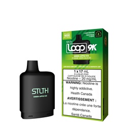 [sth2510b] *EXCISED* STLTH Loop 2 9K Pod Green Apple Ice Box of 5