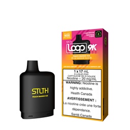 [sth2518b] *EXCISED* STLTH Loop 2 9K Pod Peach Mango Ice Box of 5