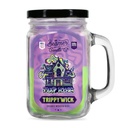 Candle Beamer TrippyWick Series Trap House Large Glass Mason Jar 12oz