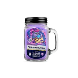 [skh5005] Candle Beamer Funkadelic Finds Collection Dopeberries Large Glass Mason Jar 12oz