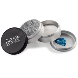 Grinder Beamer Crown Logo Design Aircraft Grade Aluminum 4pcs 2.5" with Guitar Pick