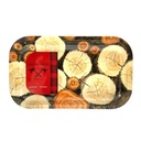 Rolling Tray Canadian Lumber Log Pile Medium