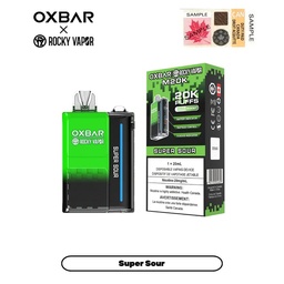 [oxb1214b] *EXCISED* Disposable Vape Oxbar M20K Super Sour Box of 5