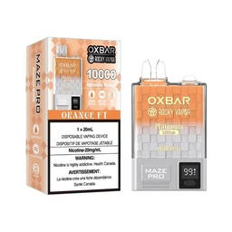 [oxb1113b] *EXCISED* Disposable Vape Oxbar Maze Pro 10K Orange FT Box of 5