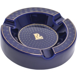 [ewt003] Ashtrays Fujima Blue Round 7.5"