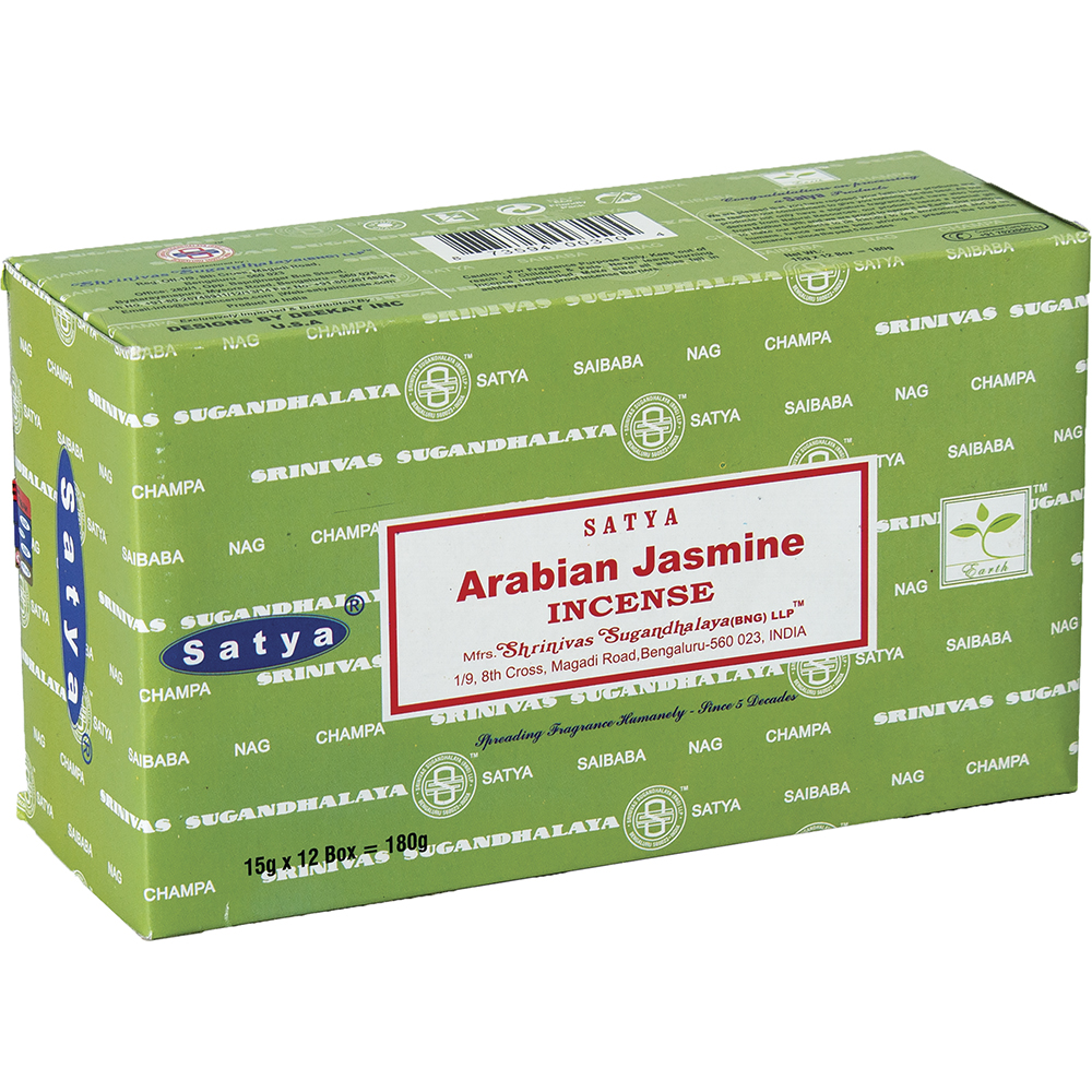 Incense Satya Arabian Jasmine 15g Box of 12