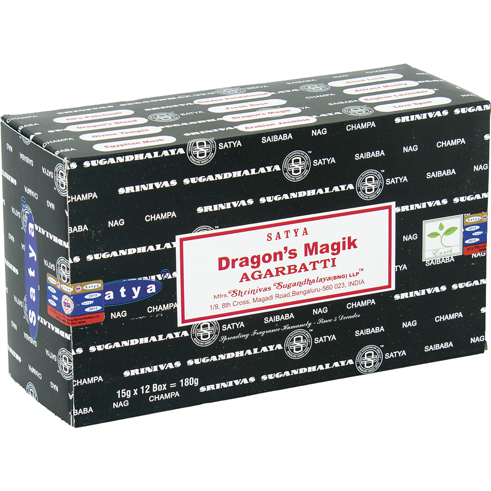 Incense Satya Dragons Magik  15g Box of 12