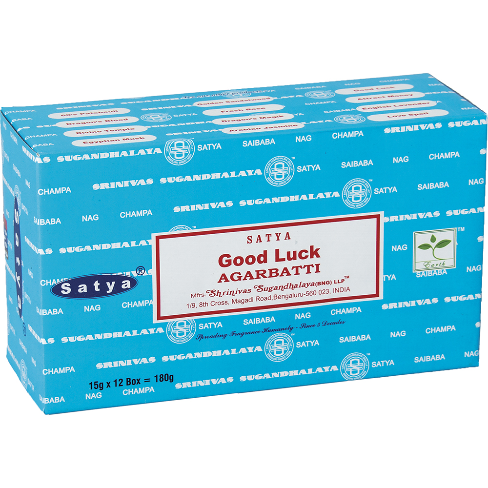 Incense Satya Good Luck  15g Box of 12