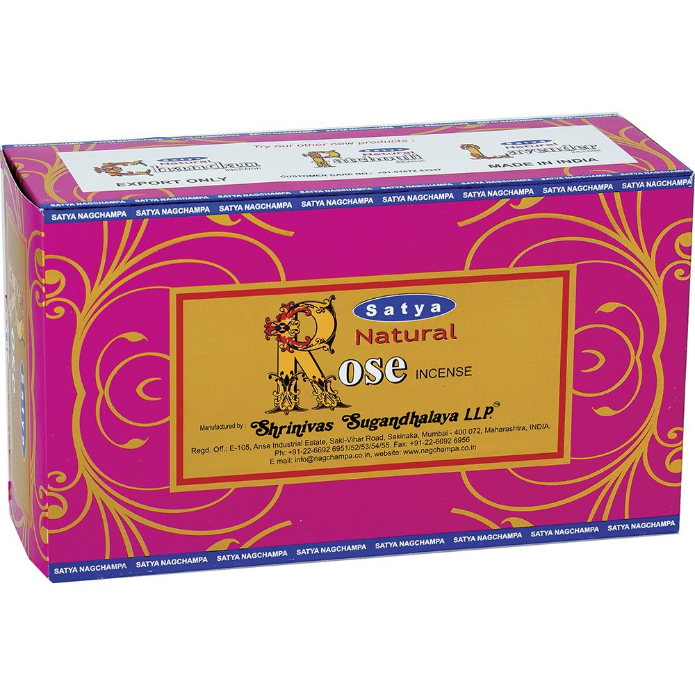 Incense Satya Rose  15g Box of 12