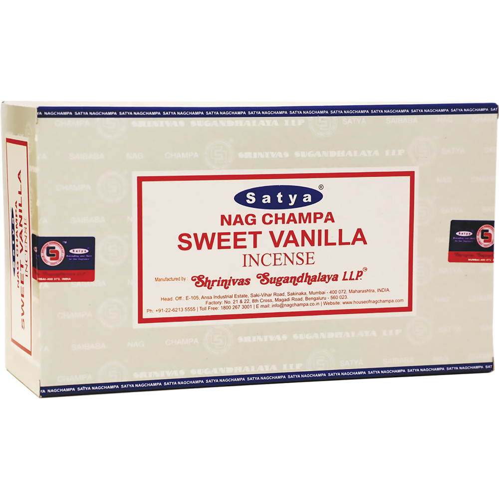 Incense Satya Vanilla  15g Box of 12