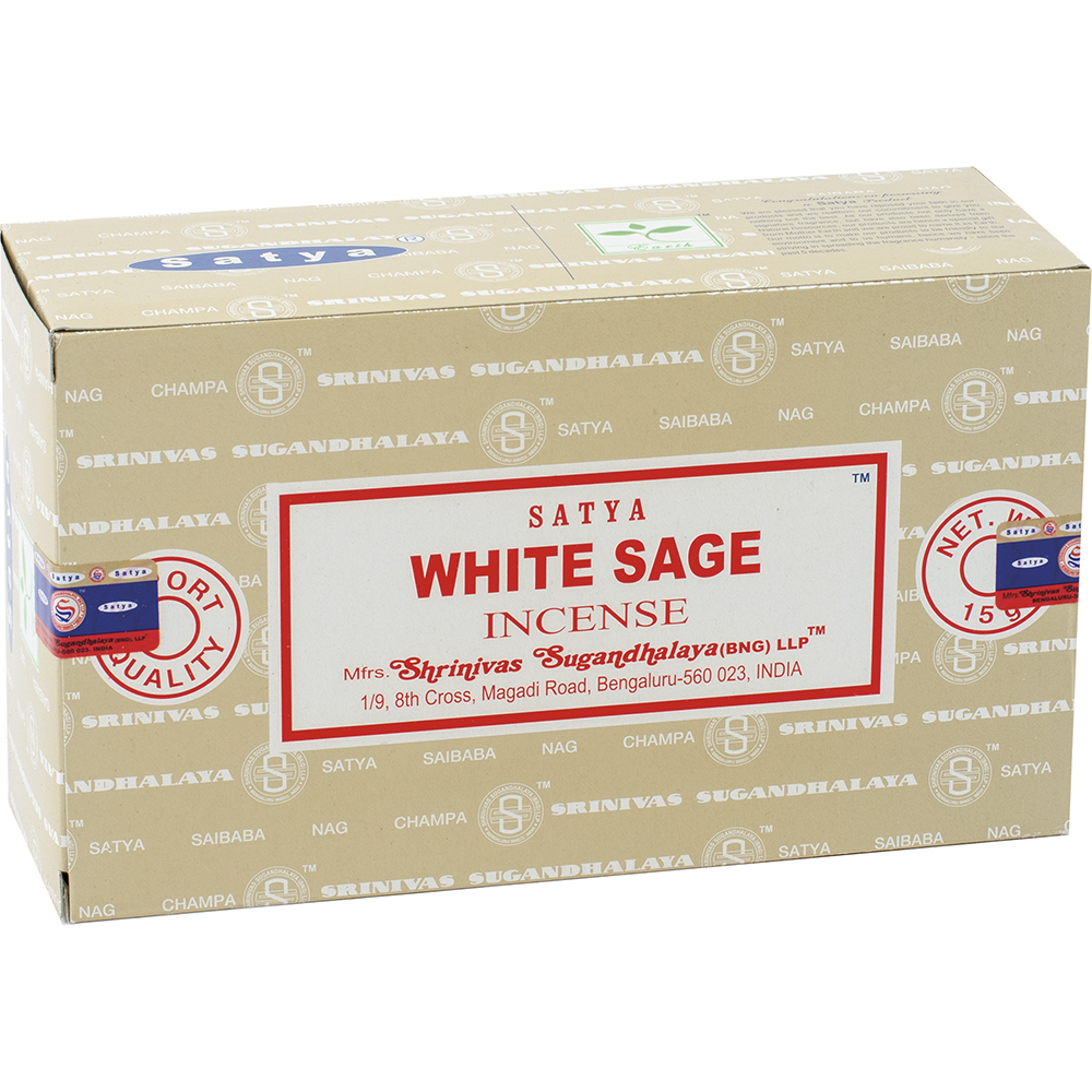 Incense Satya White Sage  15g Box of 12