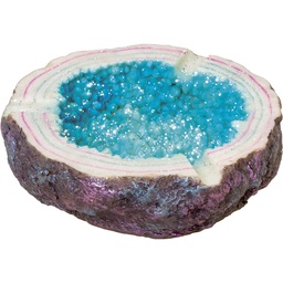 [ewt074] Ashtrays Fujima Polystone Blue Glitter