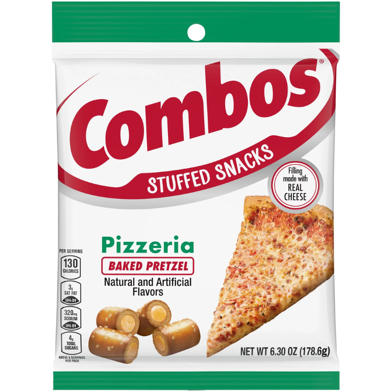 Snacks Combos Pizzeria Baked Pretzel 178.6g Box of 12