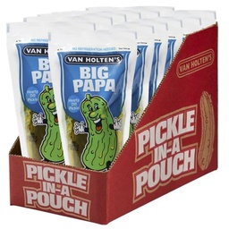 [es1012b] Snacks Van Holten's Big Papa 200g Box of 12