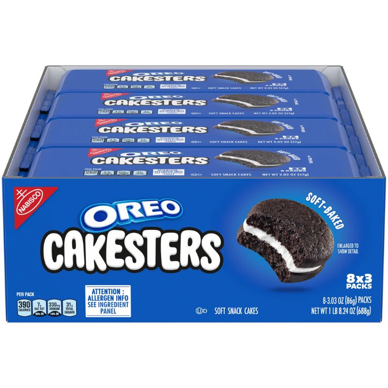 Snacks Oreo Cakesters 86g Box of 8