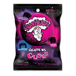 [es1032b] Snacks Warheads Galactic Cubes 128g Box of 12