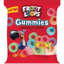 [es1034b] Snacks Froot Loops Gummies 113g Box of 24