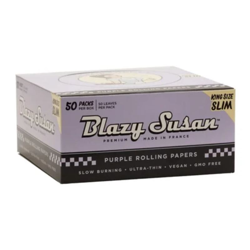 Rolling Papers Blazy Susan Purple King Size Box of 50