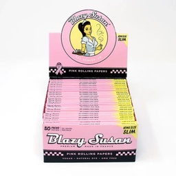 [bzs014b] Rolling Papers Blazy Susan Pink King Size Box of 50