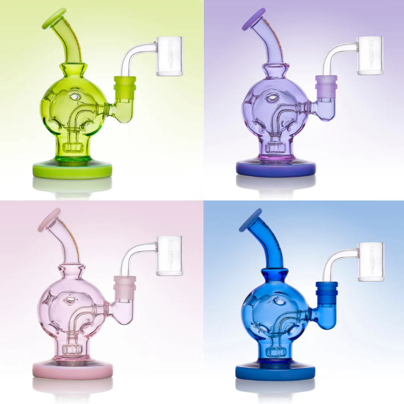 Glass Rig Aleaf Fab Sphere Perk Recycler